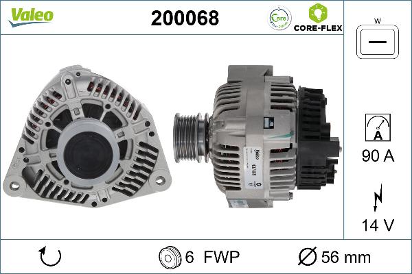 Valeo 200068 - Ģenerators