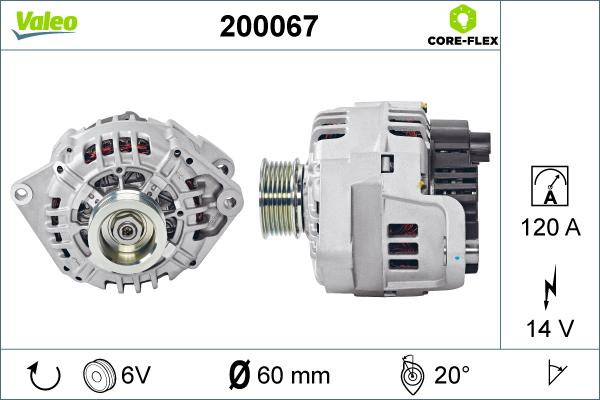 Valeo 200067 - Ģenerators
