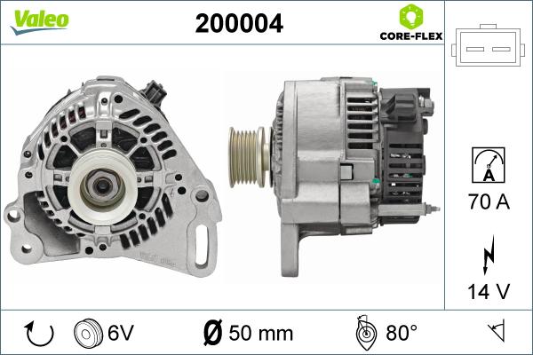 Valeo 200004 - Ģenerators