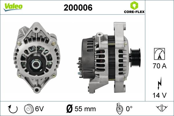 Valeo 200006 - Ģenerators