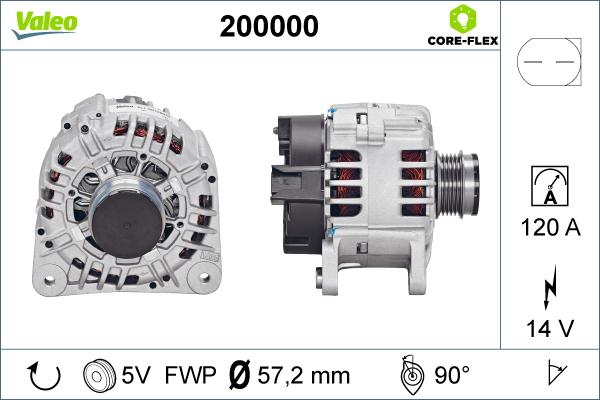 Valeo 200000 - Ģenerators