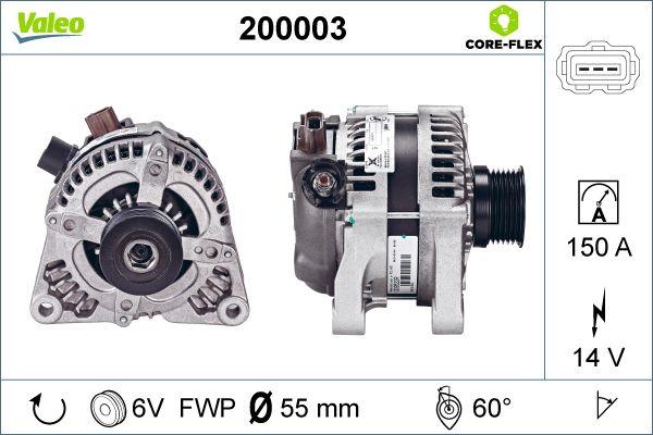 Valeo 200003 - Ģenerators