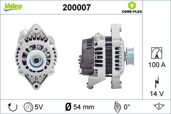 Valeo 200007 - Ģenerators