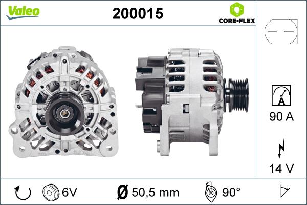 Valeo 200015 - Ģenerators