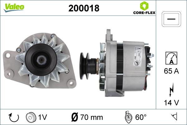 Valeo 200018 - Ģenerators