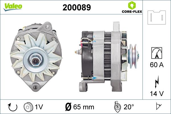 Valeo 200089 - Ģenerators