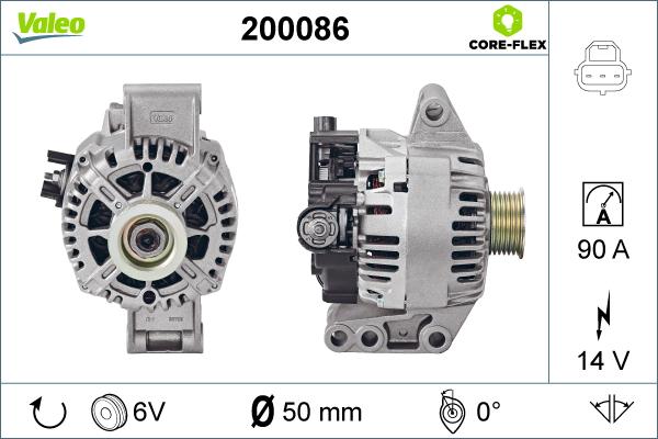 Valeo 200086 - Ģenerators