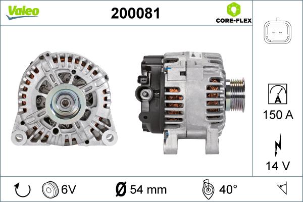 Valeo 200081 - Ģenerators