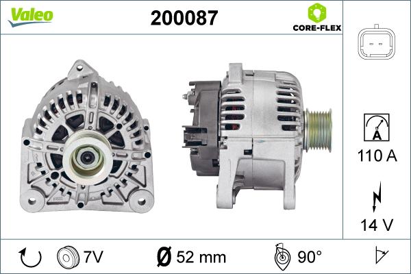 Valeo 200087 - Ģenerators