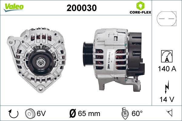 Valeo 200030 - Ģenerators