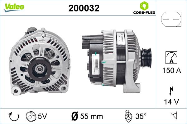Valeo 200032 - Ģenerators