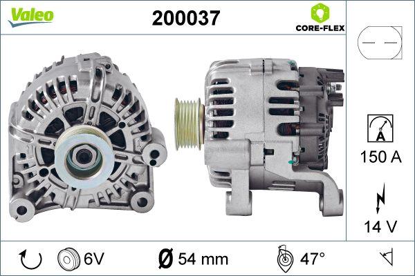 Valeo 200037 - Ģenerators