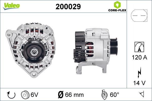 Valeo 200029 - Ģenerators