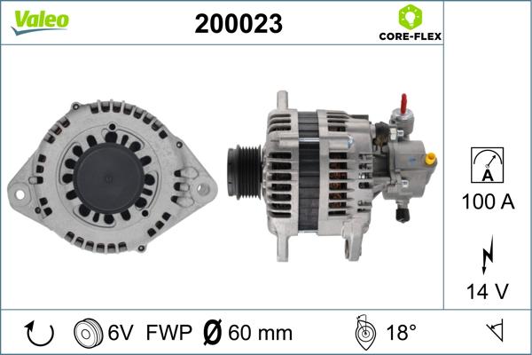 Valeo 200023 - Ģenerators