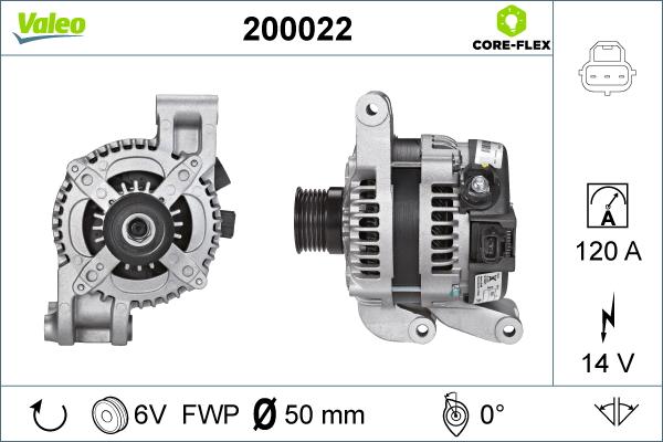 Valeo 200022 - Ģenerators