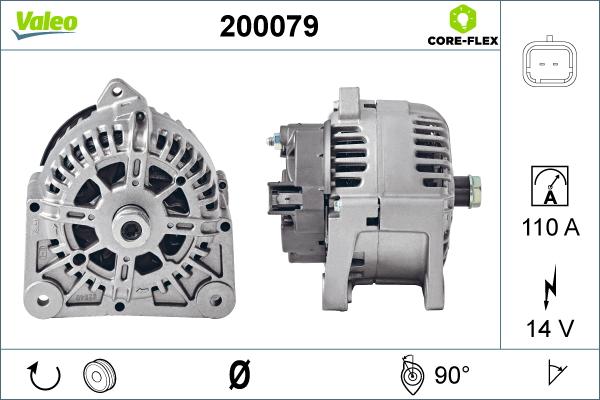 Valeo 200079 - Ģenerators