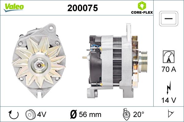 Valeo 200075 - Ģenerators