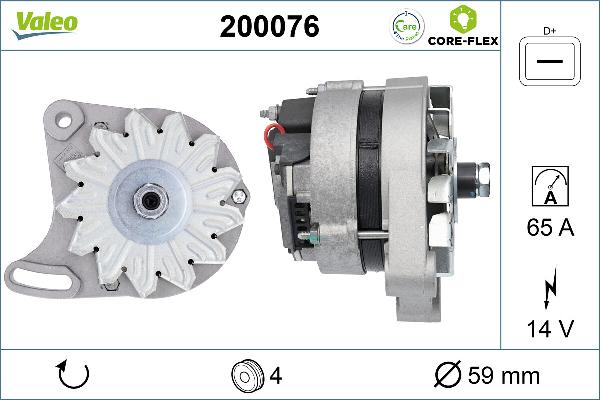 Valeo 200076 - Ģenerators