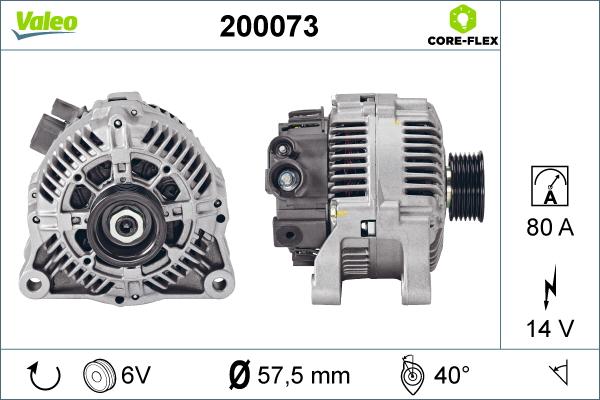 Valeo 200073 - Ģenerators