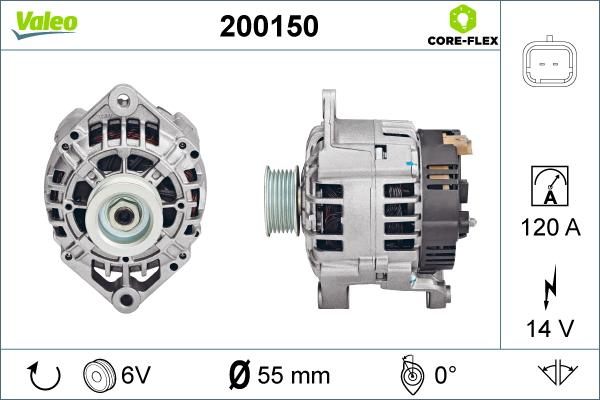 Valeo 200150 - Ģenerators