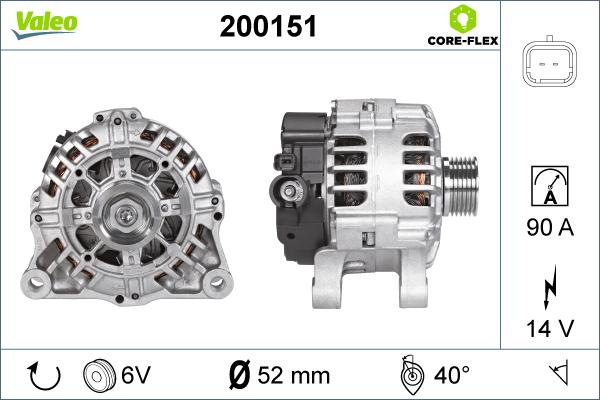 Valeo 200151 - Ģenerators