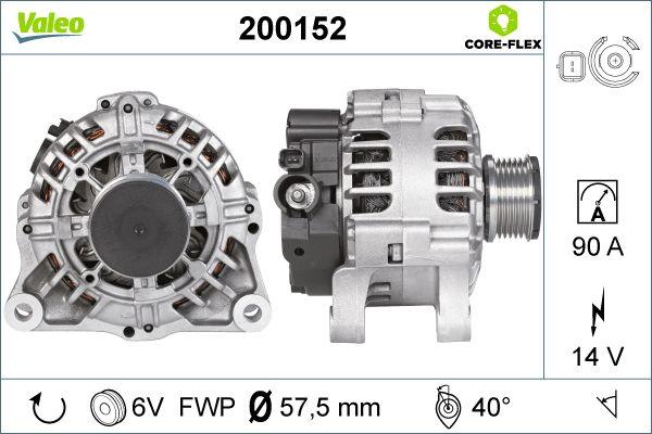 Valeo 200152 - Ģenerators