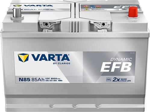 Varta 585501080K262 - Startera akumulatoru baterija
