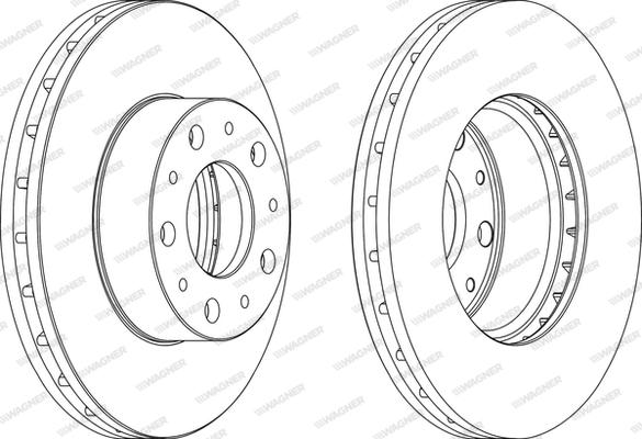BOSCH 0986479B99 - Bremžu diski