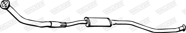 Walker 70663 - Izplūdes gāzu priekšslāpētājs