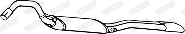 Walker 70529 - Izplūdes gāzu trokšņa