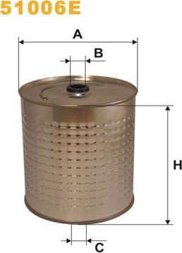 WIX Filters 51006E - Eļļas filtrs