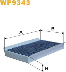 WIX Filters WP9343 - Filtrs, Salona
